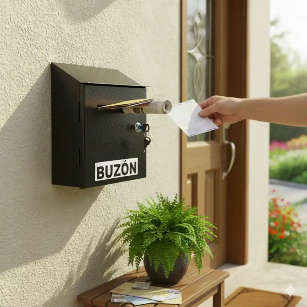 Buzón Para Correspondencia Metálico de Exterior
