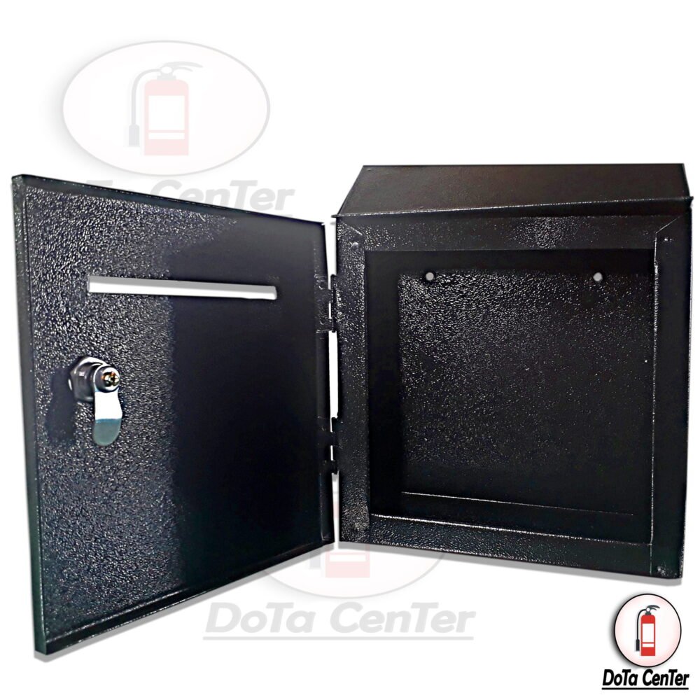 Buzón de Correspondencia Metálico de Pared (Negro o Blanco)