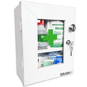 Botiquín Primeros Auxilios Metálico Con Dotación