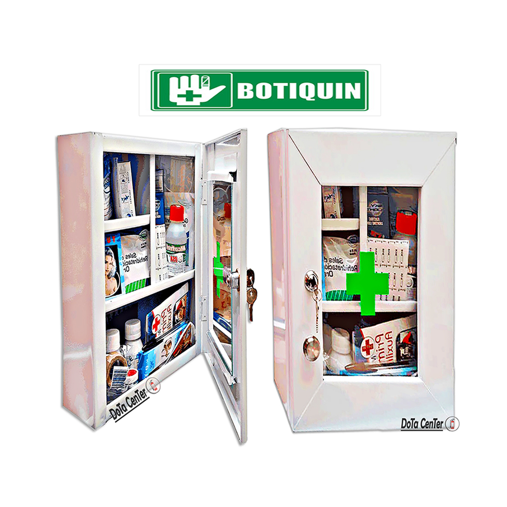 Botiquín metalico grande con dotacion